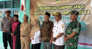 Pelantikan Perangkat Desa Baru, Pemdes Sidorejo Comal Perkuat Kinerja dan Pelayanan Publik