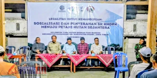 Petani Hutan Ngawi Perkuat Ketahanan Pangan Lewat Kelola Hutan Berkelanjutan