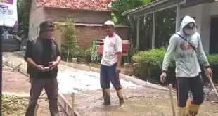 Slamet Ramuji Realisasikan Pembangunan Jalan di Desa Susukan