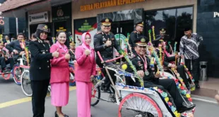 Kapolres Jombang Hiasi Pensiun Anggota Polri dengan Tradisi Unik dan Penuh Makna