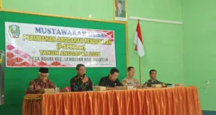 Pemdes Nguri Gelar Musdes, Mbah Lurah Sriyono Tekankan Pentingnya Transparansi