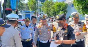 Pastikan Keamanan, Polres Magetan Gelar Ramp Check dan Cek Kesehatan di Terminal Maospati