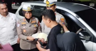 Satlantas Jombang Gagalkan Aksi Penggelapan, Avanza Berpelat Palsu Berhasil Dihentikan