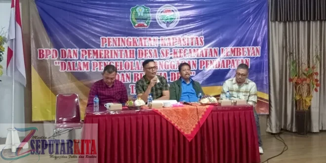 Perkuat Tata Kelola Desa, BKAD Kecamatan Lembeyan Gelar Bimtek Pengelolaan Anggaran