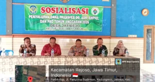 Sosialisasi Penyaluran DD, ADD, BHPRD, dan PAD 2025 Digelar di Desa Jatirejo
