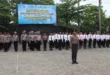 Final Check Pengamanan Nataru, Apel Gelar Pasukan Ops Lilin Semeru 2025 Digelar di Polres Nganjuk