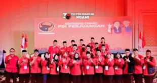 Dwi Rianto Jatmiko Kembali Terpilih Pimpin DPC PDI Perjuangan Ngawi 2025–2030