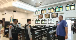 Malam Natal 2025, Kapolres Nganjuk Tekankan Kewaspadaan