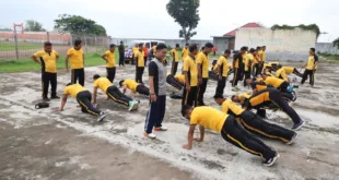 Jaga Fisik Tetap Prima, Seluruh Personel Polres Magetan Ikuti TKJ Semester I 2026