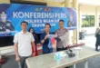 Konferensi Pers Polres Nganjuk Ungkap Kasus Pengeroyokan, Satu Korban Meninggal Dunia