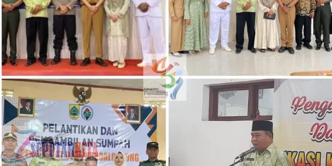 Camat Petarukan Jadi Saksi Sakral Pelantikan Perangkat Desa, Muhibbin: Wujudkan Petarukan yang Luar Biasa.