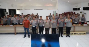 Ciptakan Lalu Lintas Aman dan Nyaman, Polres Magetan Gelar Latpraops Ops Keselamatan Semeru 2026