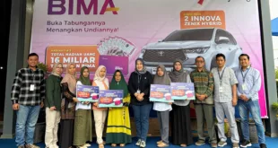 Tabungan BIMA Tebar Kebahagiaan, Nasabah Bank Jateng Pemalang Raih Hadiah Undian.