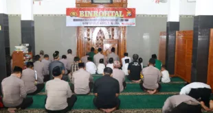 Binrohtal, Polres Nganjuk Teguhkan Pembersihan Diri Sambut Ramadhan