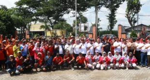 KAPOLRES NGANJUK GELAR GERAKAN INDONESIA ASRI BERSAMA FORKOPIMDA