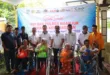 Polres Nganjuk dan PWI Satukan Langkah, Salurkan Kursi Roda dan Sembako Peringati HPN 2026